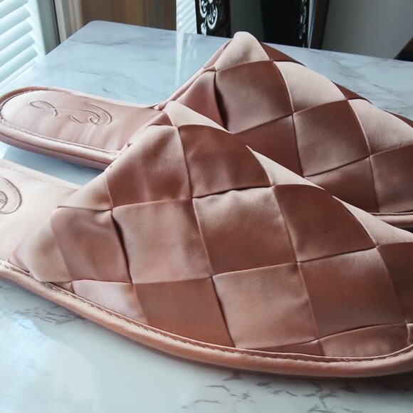 Sam Edelman Womens Satin Woven Closed Toe Slide On Slip On Flat Sandal Slippers - Picture 6 of 11